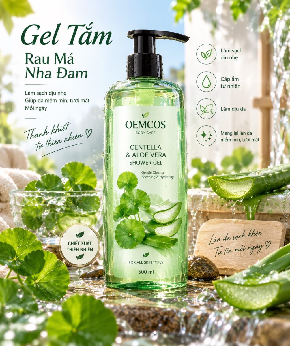 Gia Công Mỹ Phẩm Thiên Nhiên: Sản Phẩm Nào Phù Hợp Để Khởi Nghiệp Ngách Tại Việt Nam? 2 gel tam nha dam oemcos