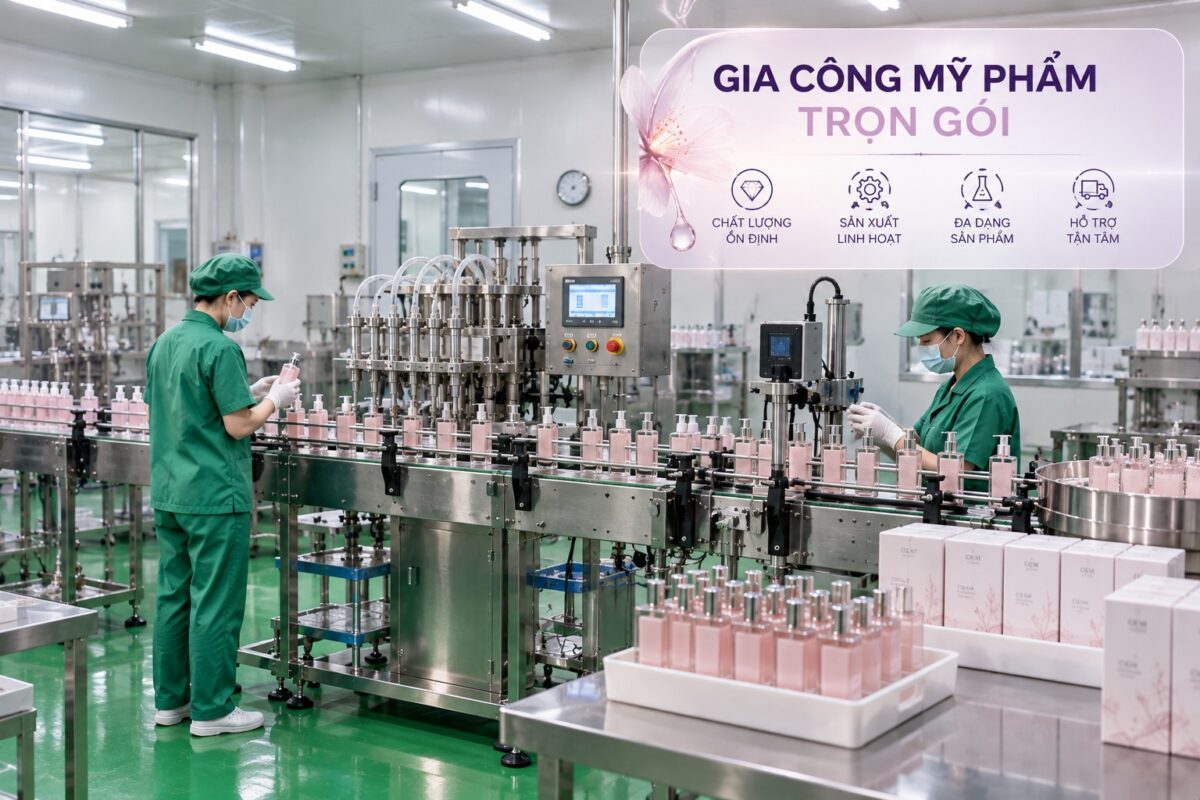 Gia công mỹ phẩm trọn gói và những điều cần biết 1 gia cong my pham tron goi oemcos 1